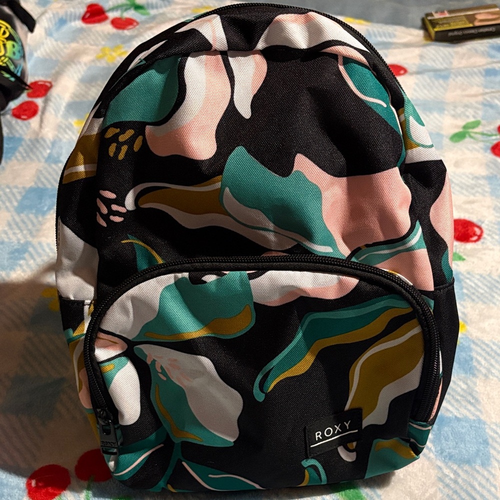 Roxy Multicolor Floral Backpack